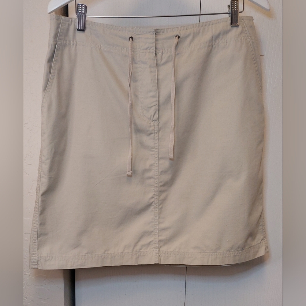 New York & Company Vintage Y2k 100% Cotton Size 14 Knee Length Skirt Casual Boho